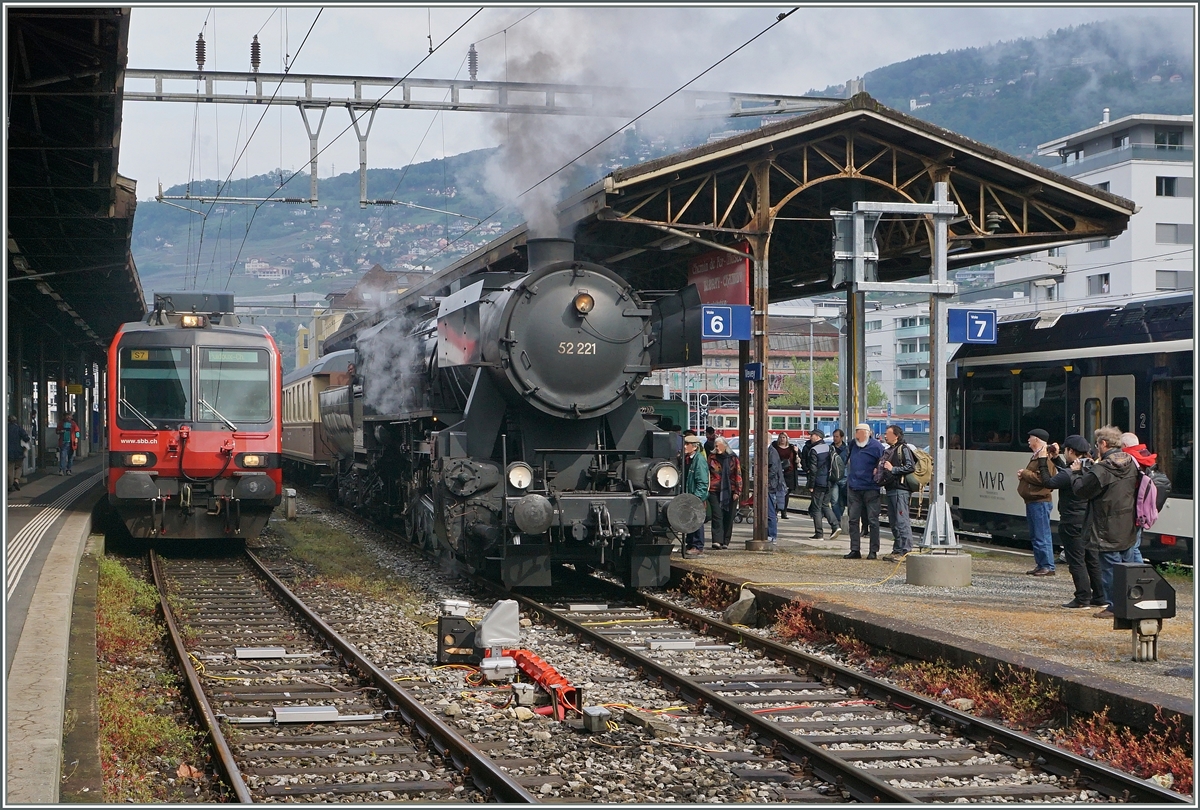 The VVT 52 221 in Vevey.
14.05.2016