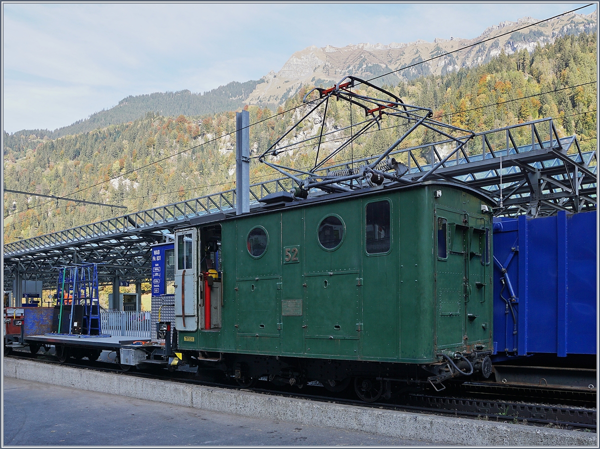 The WAB He2/2 52 (1908) in Lauterbrunnen.
17.10.2018