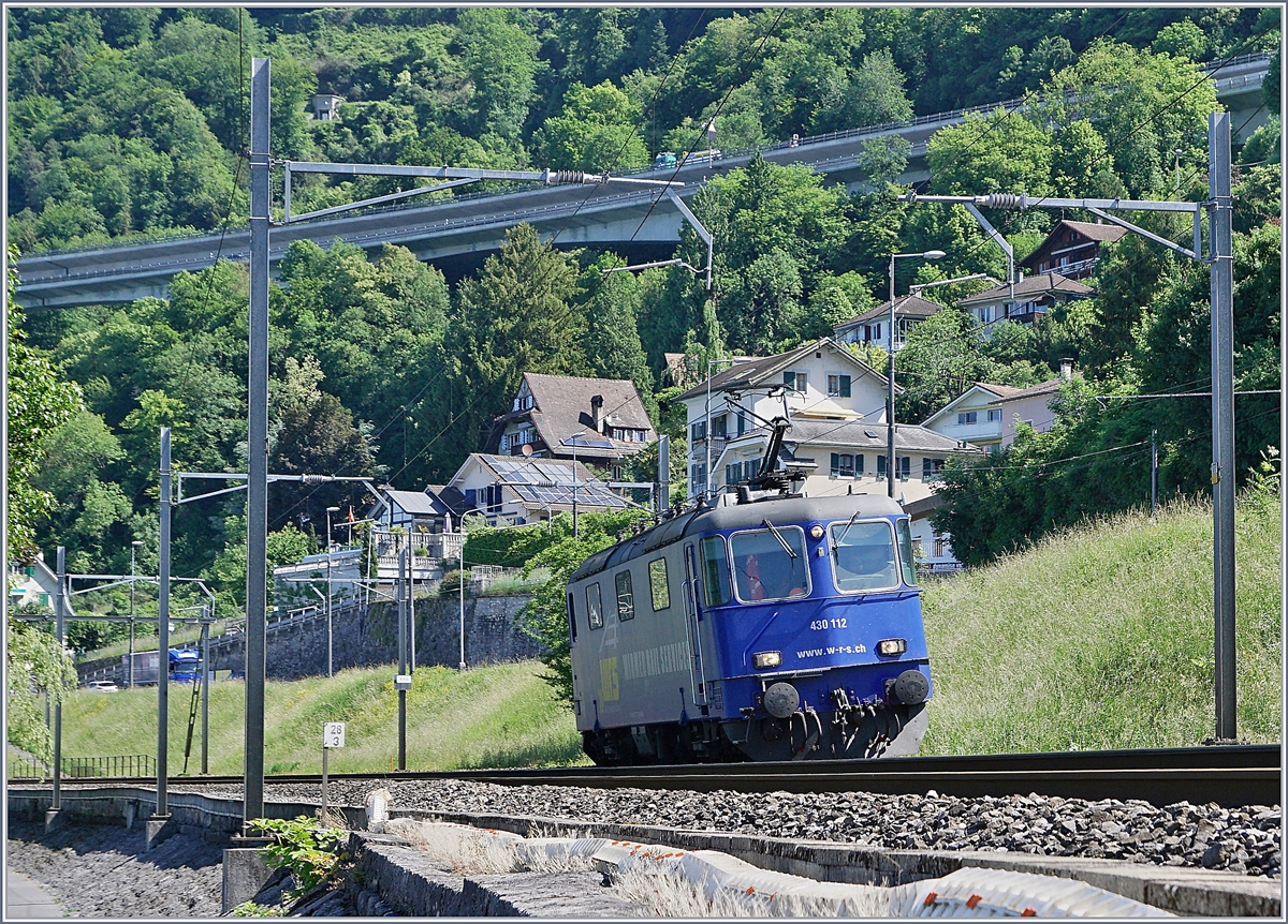 The WRS Re 430 112 by Villeneuve.
25.05.2018