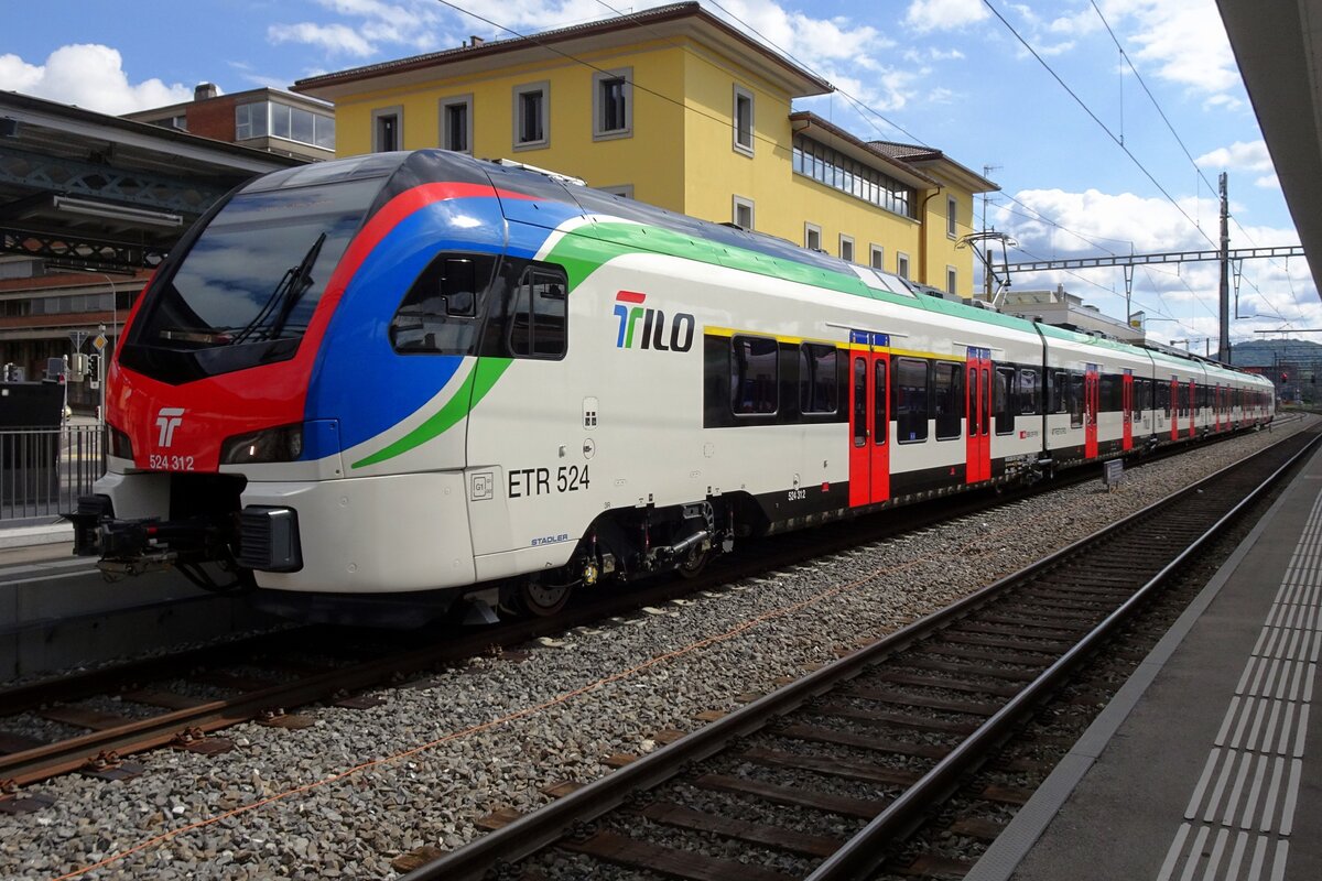 TiLo 524 312 stands at Lugano on 29 May 2022.