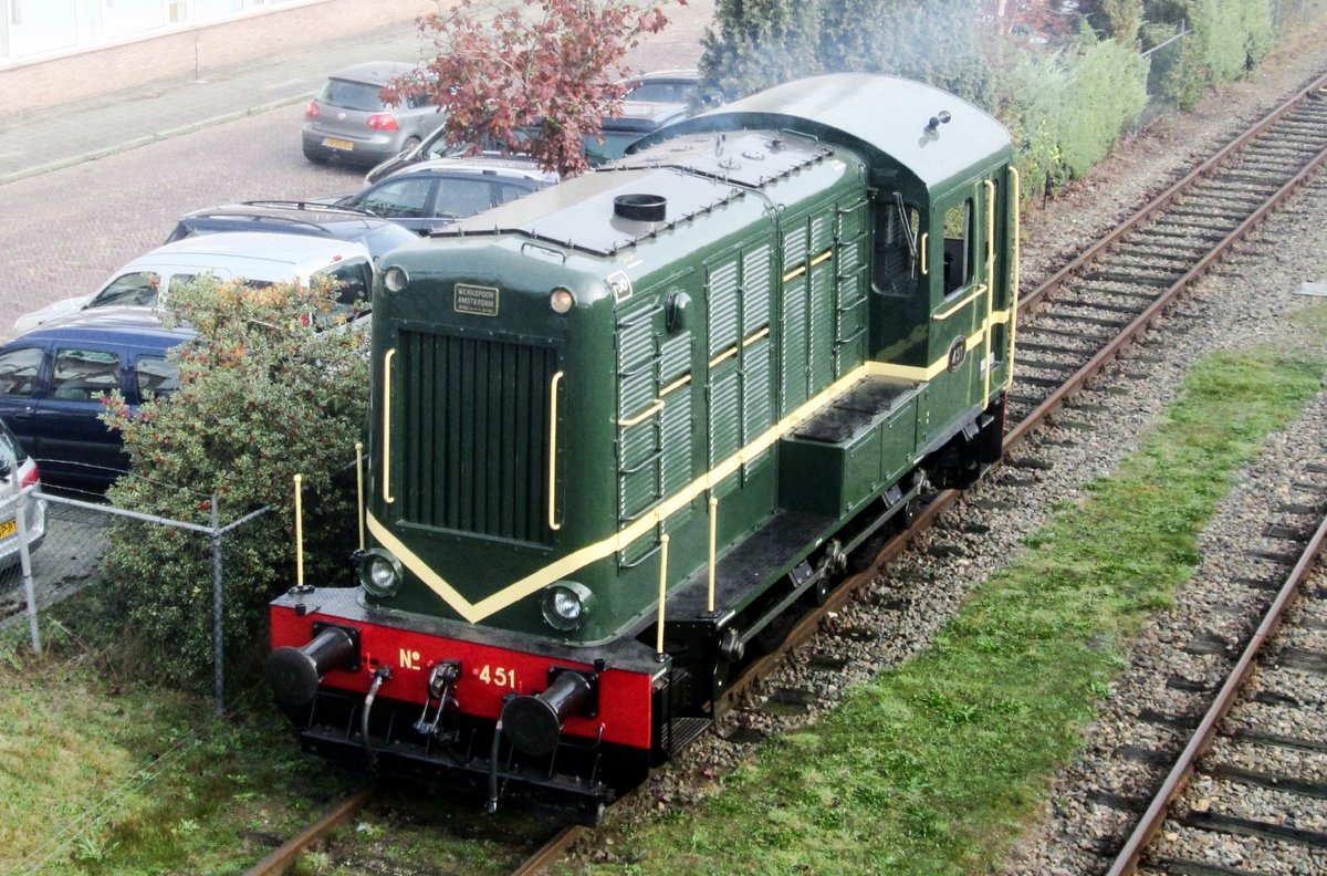 Top shot on 451 at Haaksbergen on 23 October 2016.
