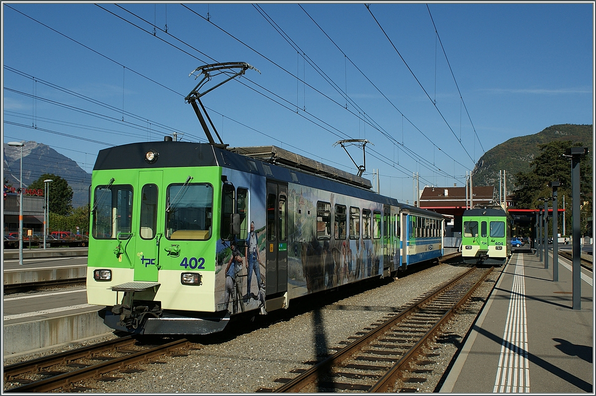 TPC Station Aigle with ASD Trains.
18.10.2011