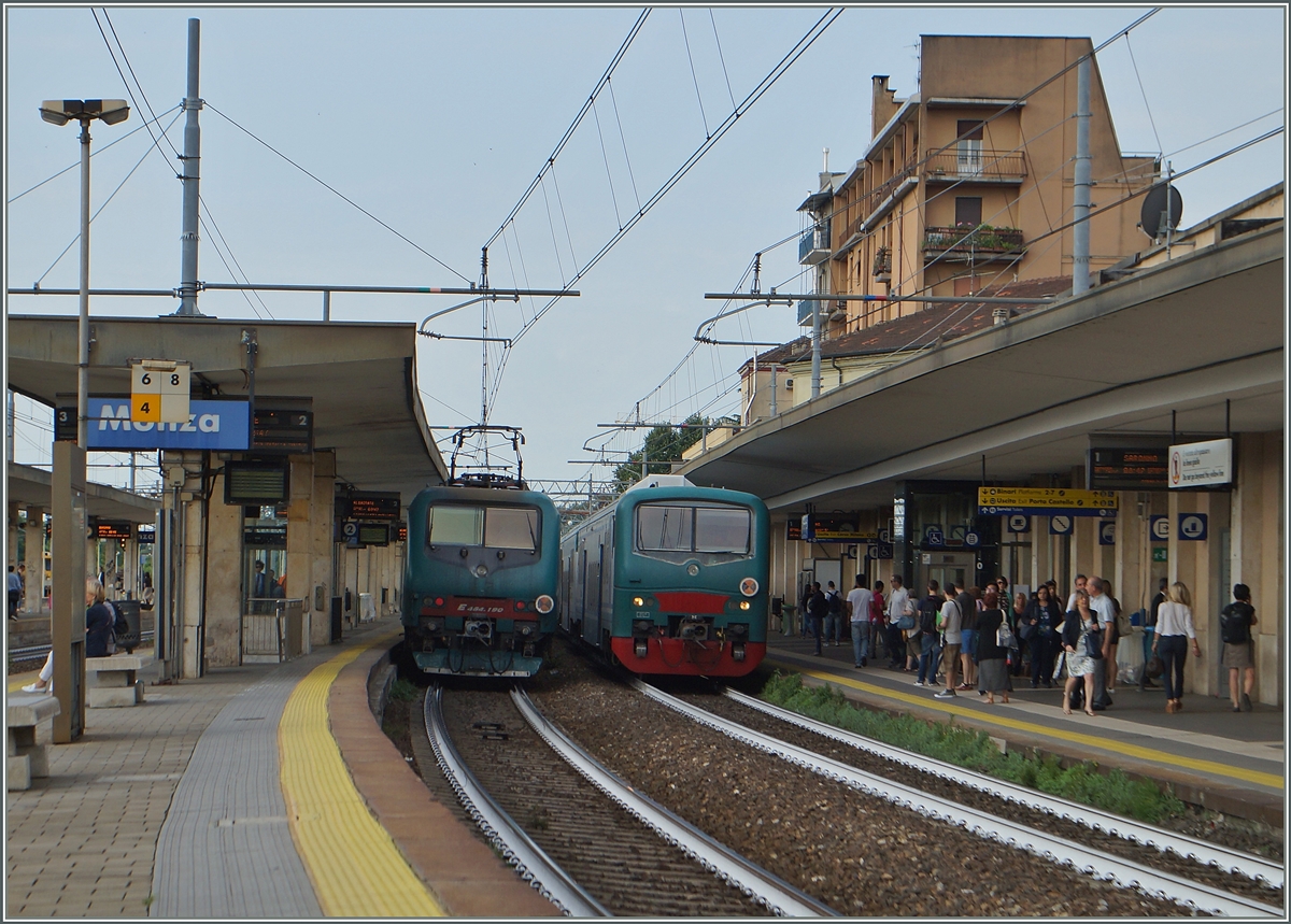 Trenord local trains in Monza. 
22.06.2015