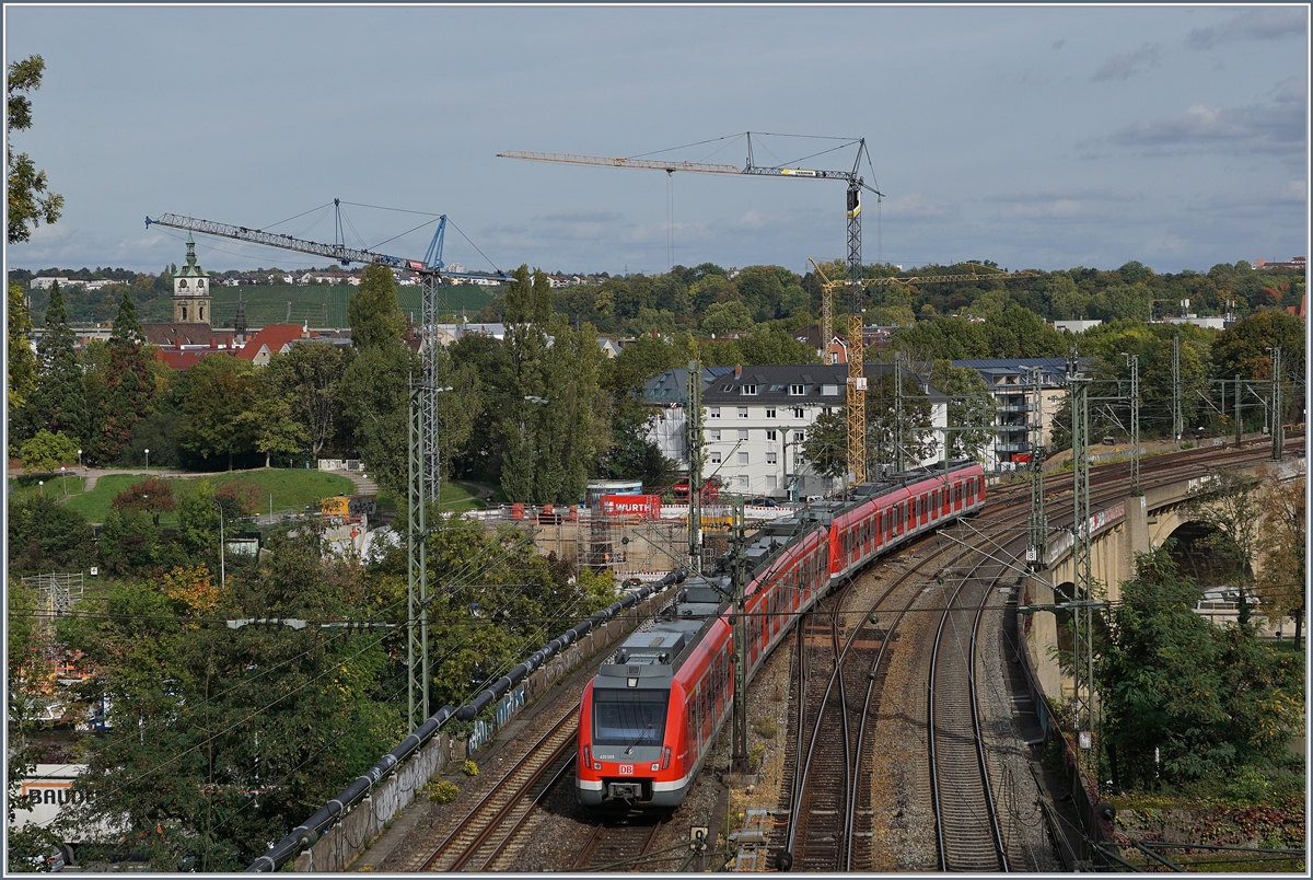 Two ET 430 on the way to Stuttgart Bad Cannstadt.
04.10.2018