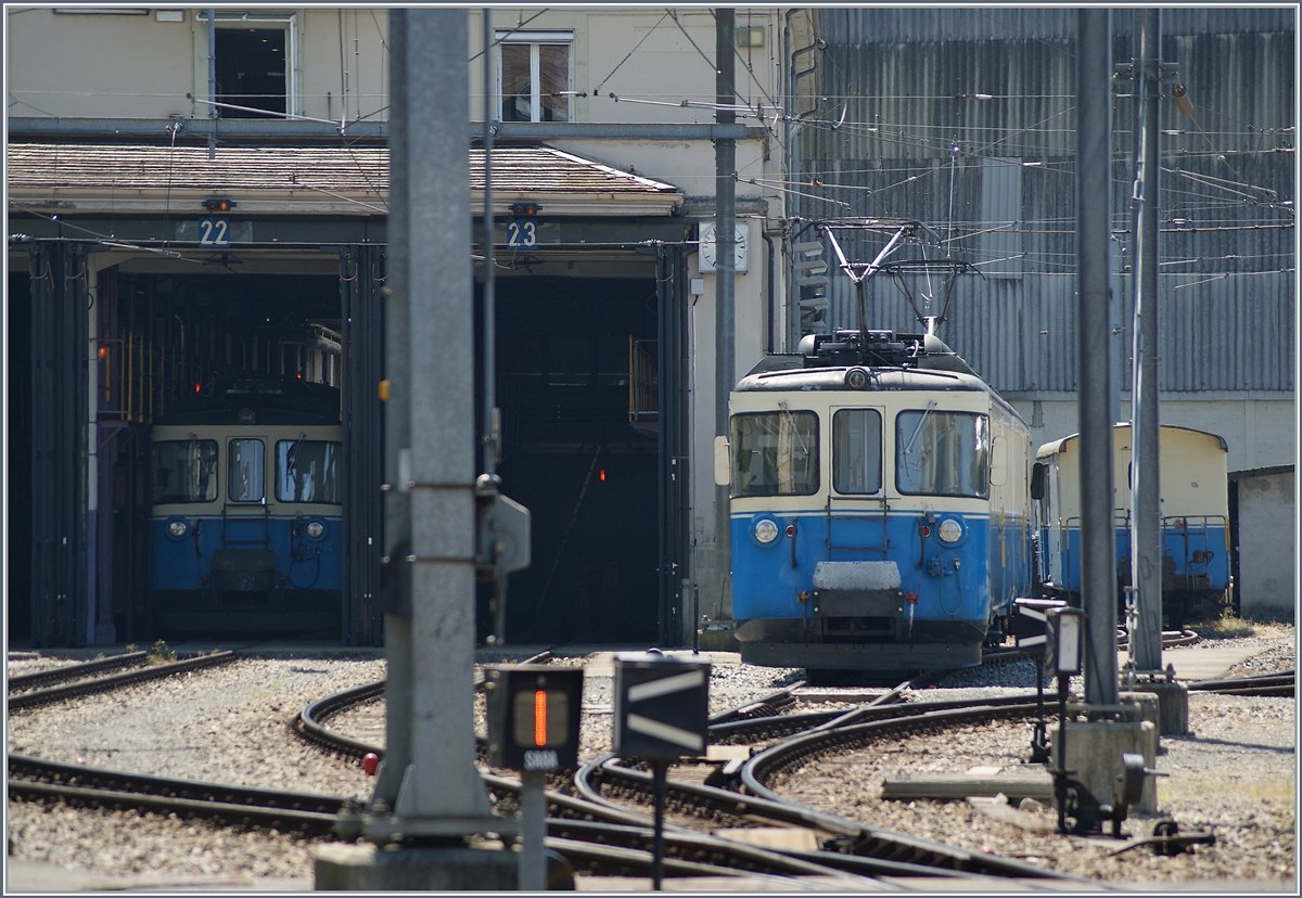 Two MOB ABDe 8/8 in Montreux.
01.07.2018