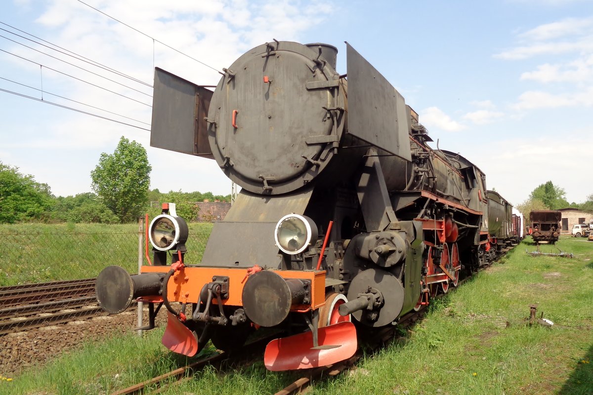 Ty2-949 stands at the Industrial Museum in Jaworzyna Slaska on 1 May 2018.
