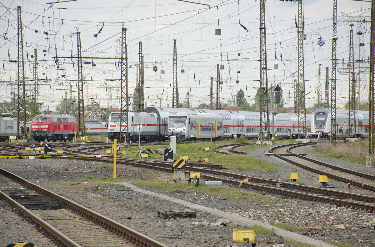 View from Leipzig Central Station direction north (April 29th 2017).