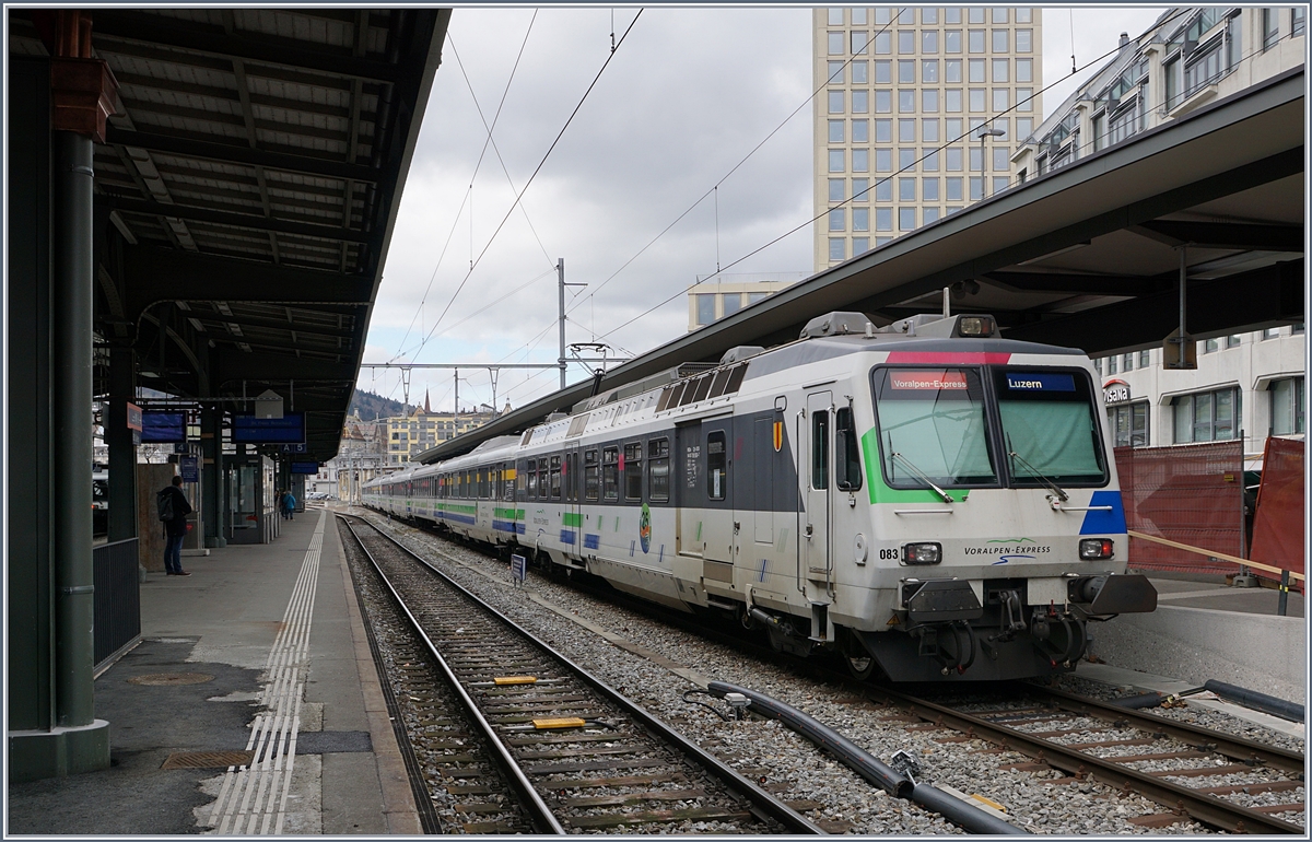 Voralpenexpress (VAE) top Luzern in St Gallen.
16.03.2018