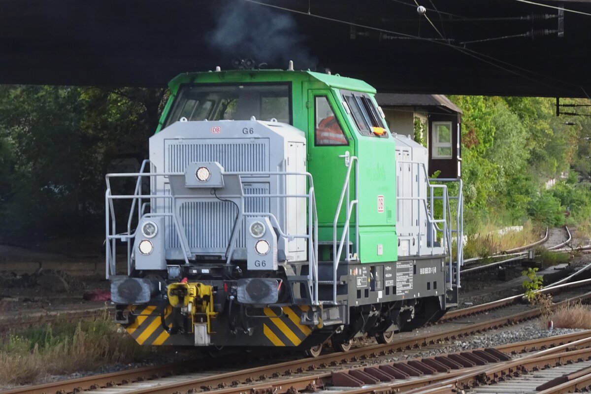 Vossloh rail Services 650 301 -rented by DB Regio- runs round at Berlin-Lichtenberg on 18 September 2022.