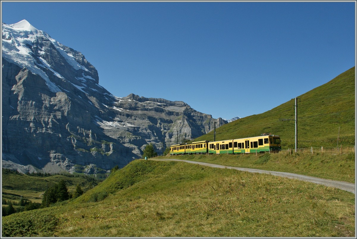 WAB Train near the Kleine Scheidegg. 21.08.2013