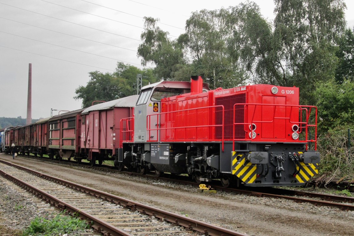 With a quasi photo freight, RailFlex 3 stands in the DGEG Museum of Bochum-Dahlhausen on 17 September 2016.