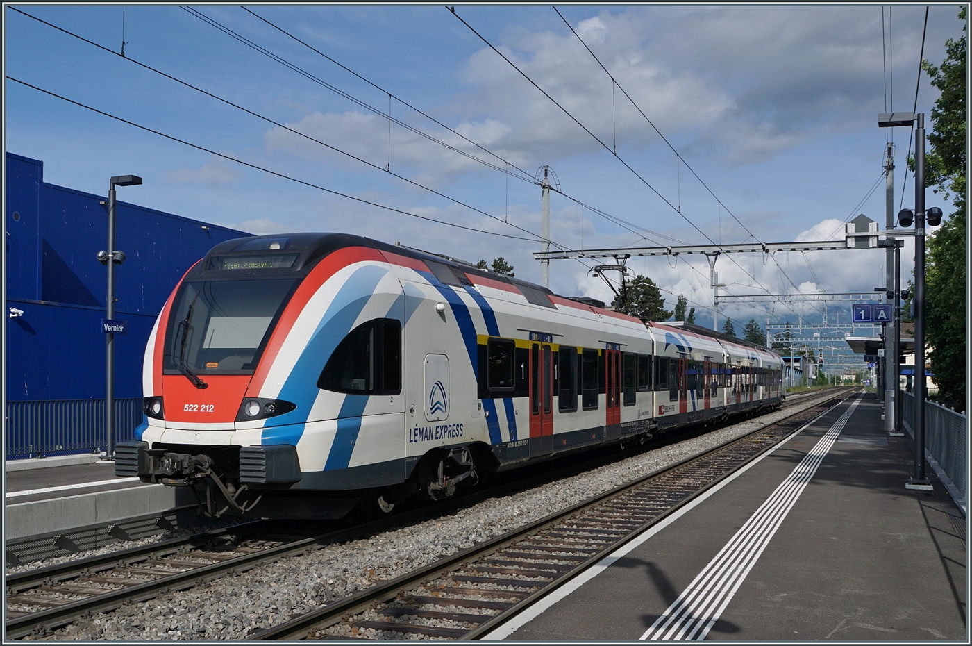 The SBB LEX RABe 522 212 has arrived at its destination Vernier as Léman Express RL7 from Annemasse and is now being taken out of service. Unfortunately, only very few trains operate on this route.

June 1, 2026