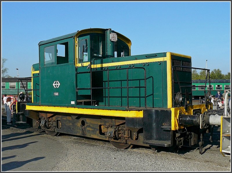 . The french tractor Y 6502 from 1957 photographed at Mariembourg on September 28th, 2009.