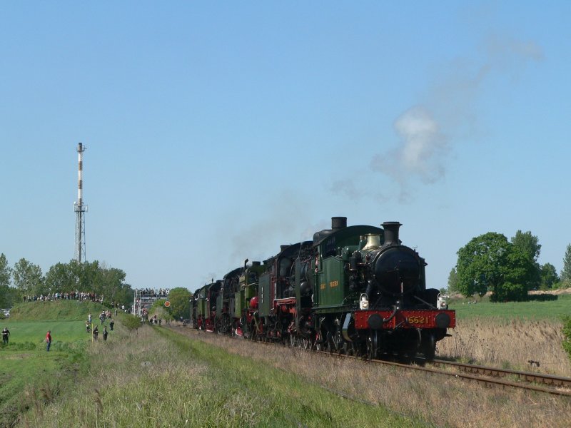 British Great Western Railways GWR5521 in Wolsztyn, 2009-05-02