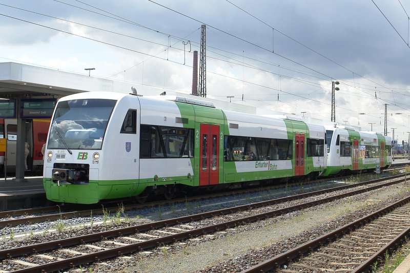 EIB VT 001 stands here in Schweinfurt Central Station. 
 9/7/2008