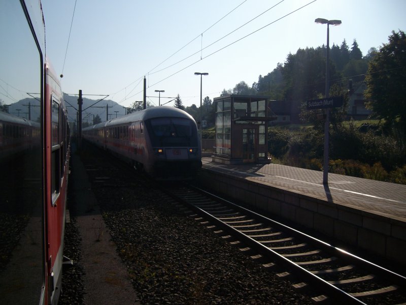 IC Nrnberg- Karlsruhe am 10.09.2009 in Sulzbach Murr