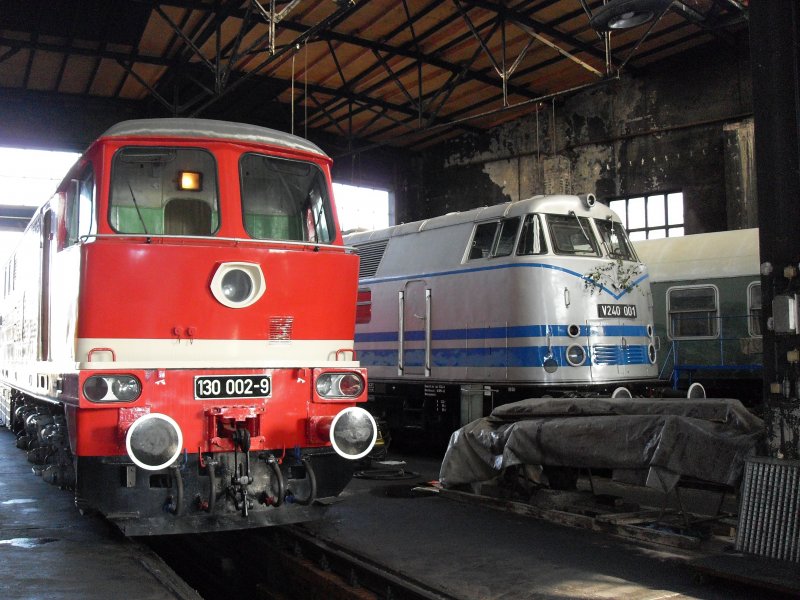 Railway museum Dresden-Altstadt, BR 130 & V 240,
www.igbwdresdenaltstadt.de