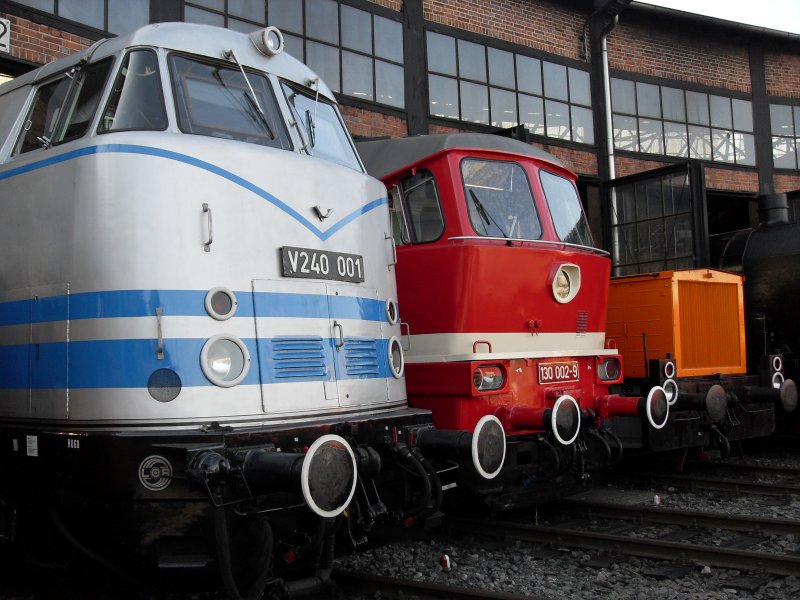 Railway museum Dresden-Altstadt, V 240 & BR 130,
www.igbwdresdenaltstadt.de