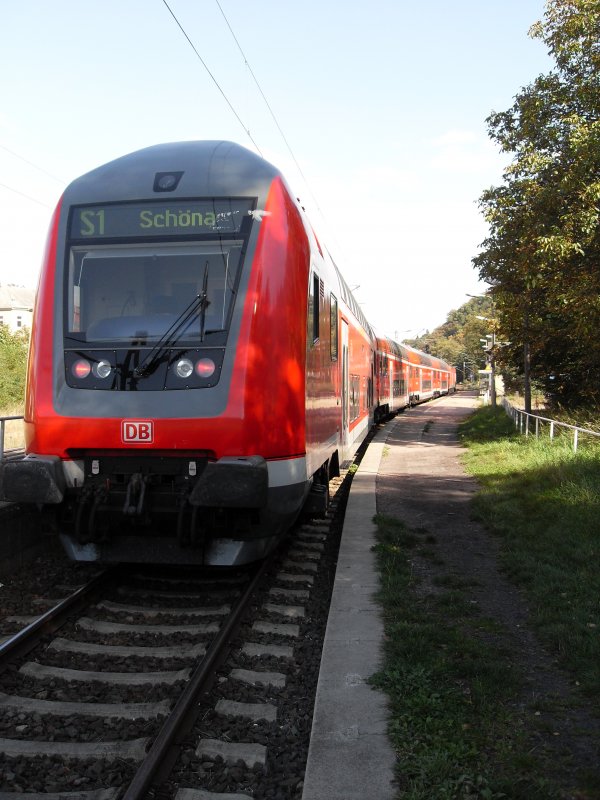 S1 to Schna in Meissen Triebischtal