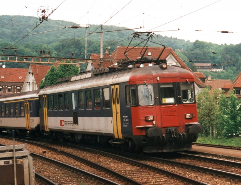 SBB RBe 4/4 (1471) 540 068-4 on 18.05.1999 at Baden. 
