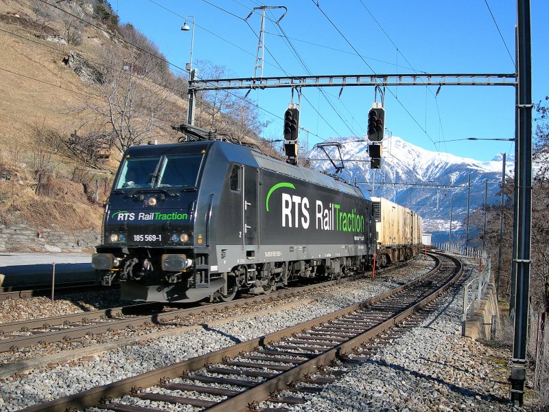 The RTS 185 569-1 in Lalden.
09.02.2008