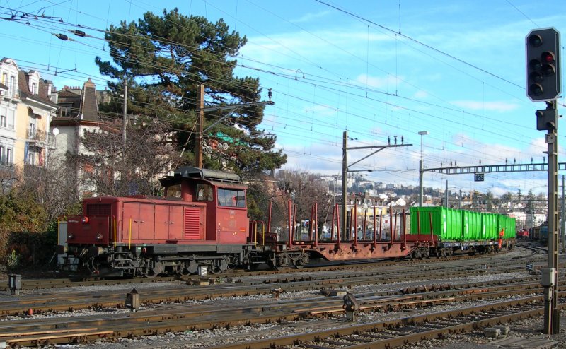 The SBB Em 3/3 18815 works in Renens (VD)
16.01.2008