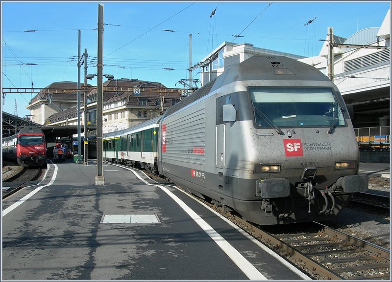 The SBB Re 460 100-1 SF Schweizer Fernsehn