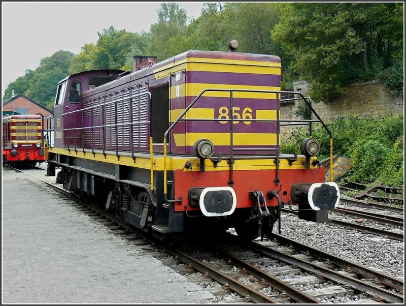 The shunter engine 856 was shown on September 13th, 2009 in Fond de Gras.