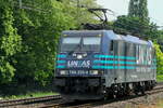Lineas 186 255 Bombardier Traxx in original Lineas livery. 14-05-2025