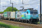 Lineas 186 454 Bombardier Traxx 'No Time to Waste' livery. 02-06-2025