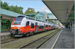 The ÖBB 4748 001-6 on the way to St-Margrethen is waiting his departure in Bregnez. 

17.09.2024