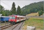 The incomming train from Vallorbe to Le Brassus is arriving at Le Pont. 

06.08.2022