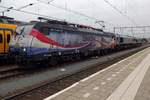 Surprise on the morning of 27 November 2020 at Venlo: LTE 189 212 shunts two Class 66.