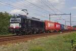 LTE X4E-621 hauls the Rzepin intermodal train through Wijchen toward Tilburg on 21 August 2019.