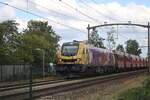 LTE/DPI 2019 317 hauls a coal train through Hulten on 21 August 2025.