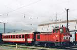 ÖBB 2067 062 shunts at Innsbruck Hbf on 1 June 2003.
