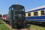 Shunter 2067.04 stands on a sunny 21 May 2023 at the Heizhaus Strasshof during the first Diesel days Weekend.