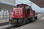 Diesel locomotive 2070 054-8 awaits its deployment at Vienna Westbahnhof. May 9, 2026