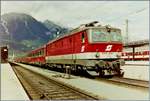 The ÖBB 1044 205-1 in Innsbruck. 

Sept. 1993