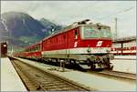 The ÖBB 1044 205-1 in Innsbruck. 

Sept. 1993