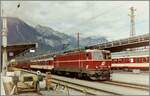 The ÖBB 1044 040-2 with a Fast-Service in Innsbruck. 

analog picture / Sept. 1993