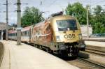 Mozart pays a visit to Kufstein on 27 May 2006: 1116 250 calls with a Salzburg-bound IC.