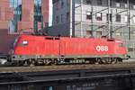 ÖBB 1116 159 runs lightinto the works at Linz Hbf on 15 September 2015