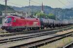 On 3 June 2015 ÖBB 1116 031 enters Kufstein with a tank train from München Rbf.