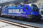 La locomotiva ÖBB 1116 154 entra nella stazione ferroviaria principale di Vienna. Ma 3, 2026