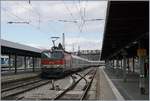 The ÖBB 1144 042 wiht the IC  Bodensee  in Lindau Main Station.