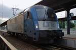LTE 1216 910 slowly runs light through Vác on 8 May 2018.