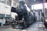Kriegslok in BB-painting 52 100 in the shed at Strasshof, 28 May 2012.