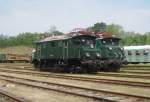 BB 1080.01 stands in the Heizhaus Strasshof area on 28 May 2012. 