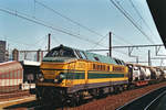 NMBS 5162 hauls a train with tank containers through Antwerpen-Berchem on 18 May 2003.